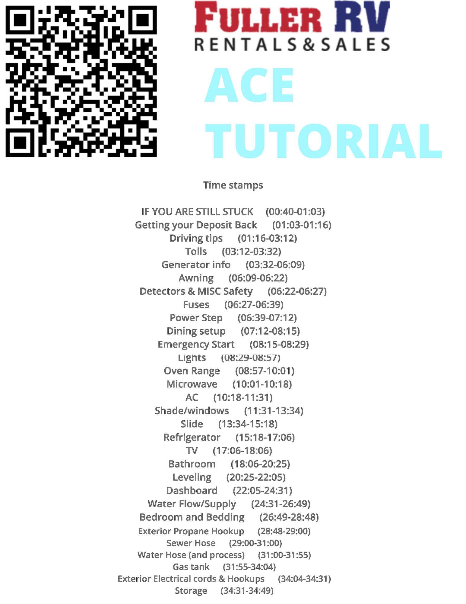 Ace Timestamps